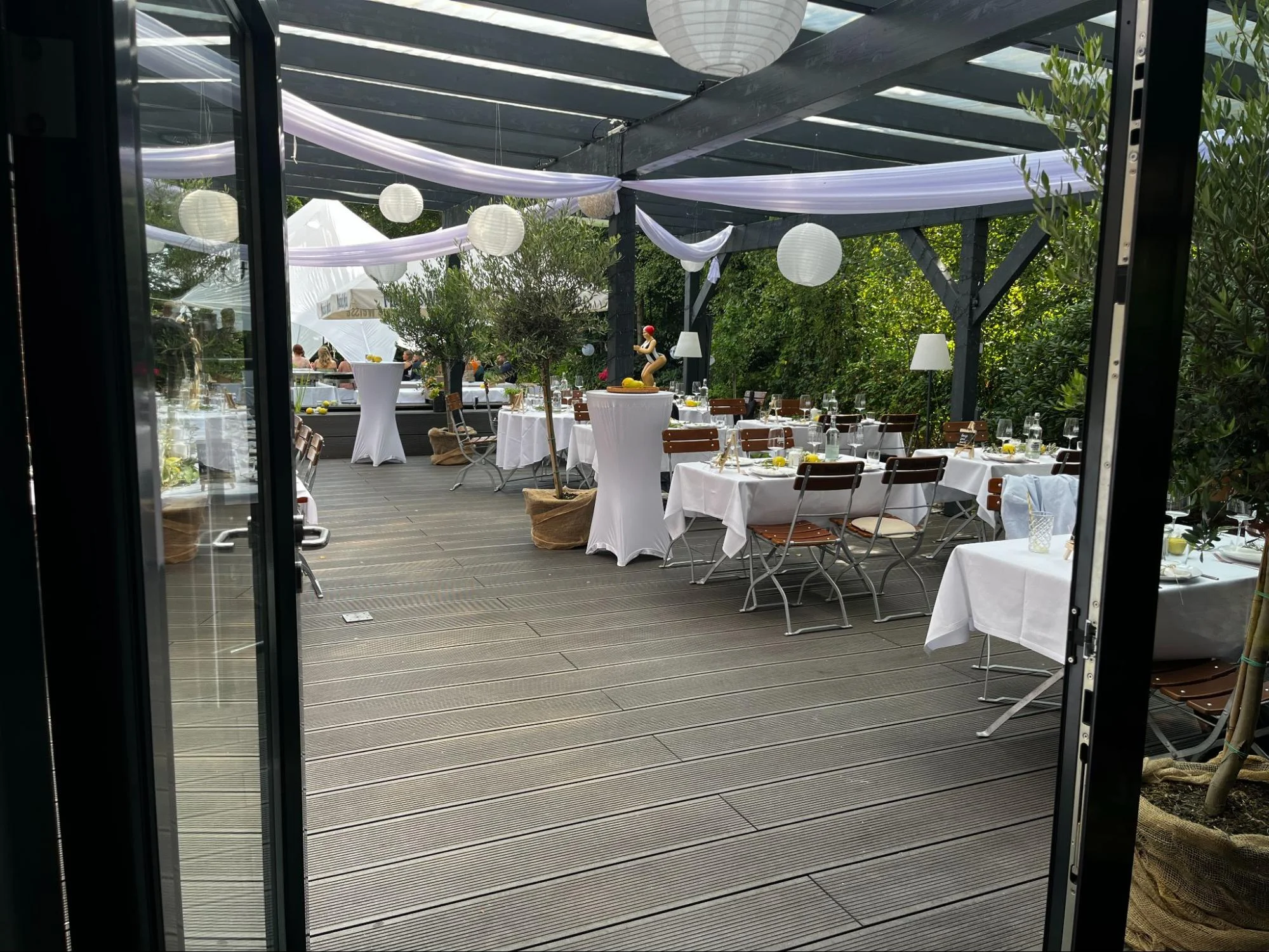 Plauderei Außenbereich